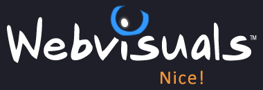 Webvisuals logo for custom websites
